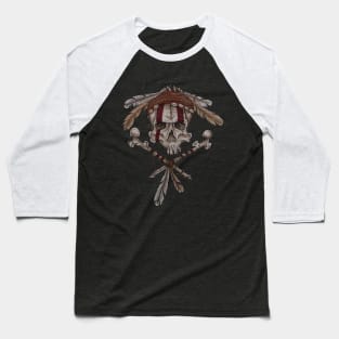 Tribal skull 2 Baseball T-Shirt